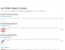 Tablet Screenshot of jonwilkinsportscolumn.blogspot.com