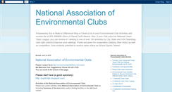 Desktop Screenshot of nationalassociationenvironmentalclubs.blogspot.com