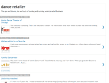 Tablet Screenshot of danceretailer.blogspot.com