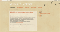 Desktop Screenshot of muziekinzeekraal06.blogspot.com