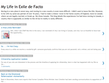 Tablet Screenshot of exiledefacto.blogspot.com