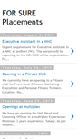 Mobile Screenshot of forsureplacements.blogspot.com