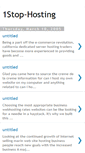 Mobile Screenshot of 1stop-hosting.blogspot.com