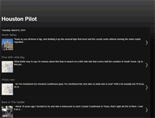 Tablet Screenshot of houstonpilot.blogspot.com