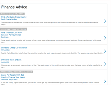 Tablet Screenshot of bestfinancialadvice.blogspot.com