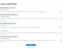 Tablet Screenshot of priyawedsjana.blogspot.com