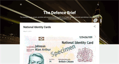 Desktop Screenshot of defencebrief.blogspot.com