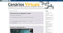 Desktop Screenshot of cenariosvirtuais.blogspot.com