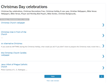 Tablet Screenshot of christmasdaycelebrations.blogspot.com