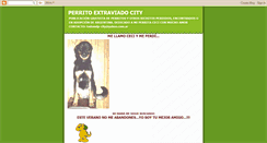 Desktop Screenshot of perrito-extraviado.blogspot.com