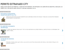 Tablet Screenshot of perrito-extraviado.blogspot.com