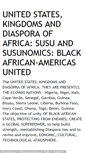 Mobile Screenshot of blackafricanamericansunited.blogspot.com