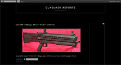 Desktop Screenshot of gunsumerreports.blogspot.com