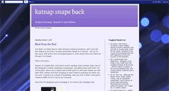 Desktop Screenshot of katnapsnapsback.blogspot.com