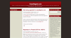 Desktop Screenshot of casesdigest.blogspot.com