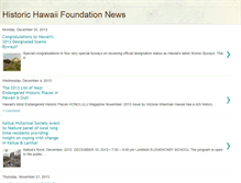 Tablet Screenshot of historichawaiifoundationnews.blogspot.com