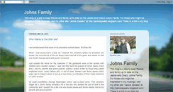 Desktop Screenshot of familyjohns.blogspot.com