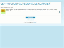 Tablet Screenshot of centroculturalguaya.blogspot.com