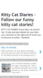 Mobile Screenshot of kittycatdiaries.blogspot.com