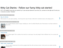 Tablet Screenshot of kittycatdiaries.blogspot.com