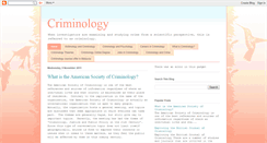 Desktop Screenshot of criminologymalaysia.blogspot.com