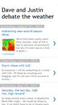 Mobile Screenshot of daveandjustinweather.blogspot.com