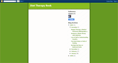 Desktop Screenshot of diet-therapy-book.blogspot.com