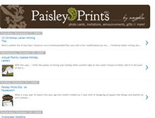 Tablet Screenshot of paisleyprintsetc.blogspot.com