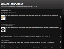 Tablet Screenshot of dreamingbattles.blogspot.com