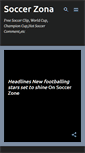 Mobile Screenshot of newsoccerzona.blogspot.com