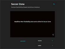 Tablet Screenshot of newsoccerzona.blogspot.com