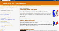 Desktop Screenshot of best-way-to-learn-french-now.blogspot.com