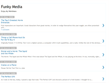 Tablet Screenshot of funkymedia.blogspot.com