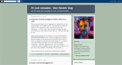 Desktop Screenshot of glendaniels.blogspot.com