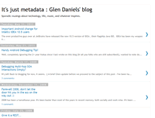 Tablet Screenshot of glendaniels.blogspot.com
