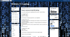 Desktop Screenshot of driver2laptop.blogspot.com