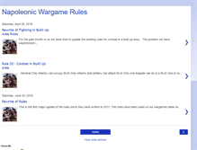 Tablet Screenshot of napoleonicwargamerules.blogspot.com