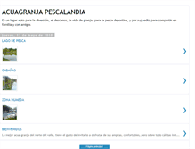 Tablet Screenshot of acuagranjapescalandia.blogspot.com