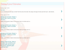 Tablet Screenshot of datingloveuniverse.blogspot.com