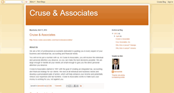 Desktop Screenshot of bernardob-cruseandassociates.blogspot.com