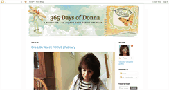 Desktop Screenshot of 365daysofdonna.blogspot.com