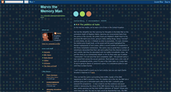 Desktop Screenshot of marvothememoryman.blogspot.com