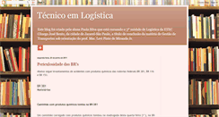 Desktop Screenshot of logisticanaetec.blogspot.com