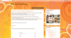 Desktop Screenshot of diyandfreeies.blogspot.com