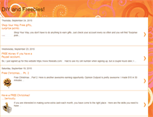 Tablet Screenshot of diyandfreeies.blogspot.com