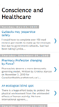 Mobile Screenshot of conscience-and-healthcare.blogspot.com