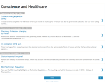 Tablet Screenshot of conscience-and-healthcare.blogspot.com