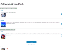 Tablet Screenshot of cagreenflash.blogspot.com