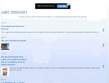 Tablet Screenshot of airehispano.blogspot.com