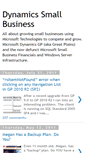 Mobile Screenshot of dynamicssmallbusiness.blogspot.com